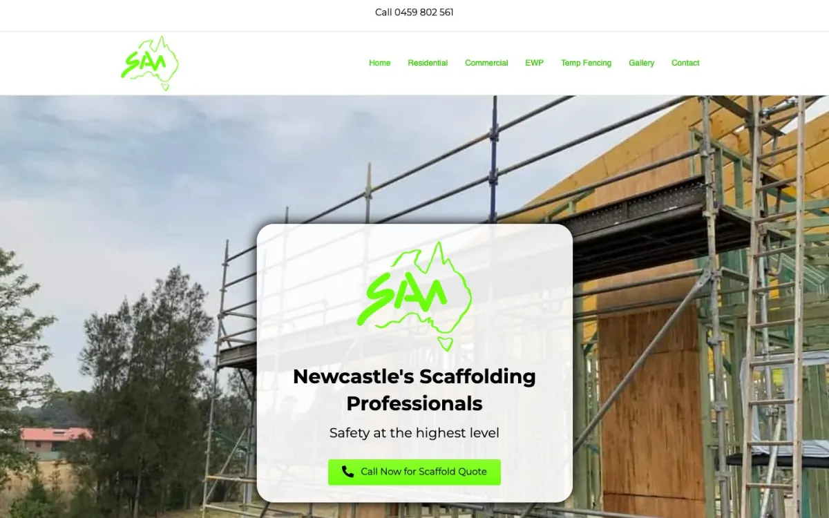 Select Access Australia website by Black Lion Digital