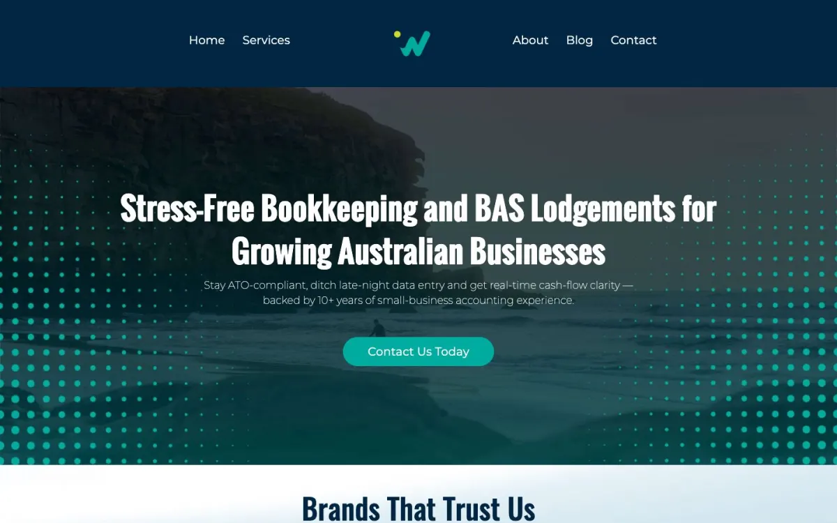Williams Accounting Concepts website by Black Lion Digital